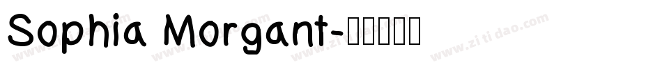 Sophia Morgant字体转换